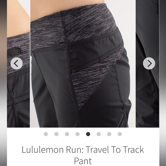Lululemon- Dance Studio- Travel 2 Track- Black/Space Dye-Size 12- 33” Inseam.. - Picture 15 of 16